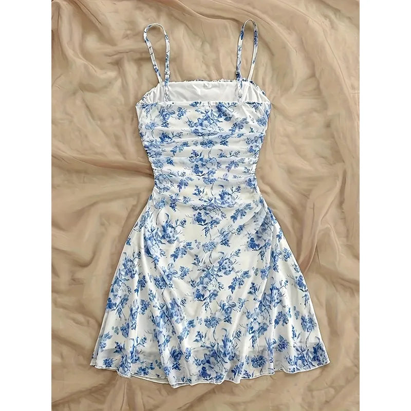 Vestido A-Line Feminino Casual de Verão