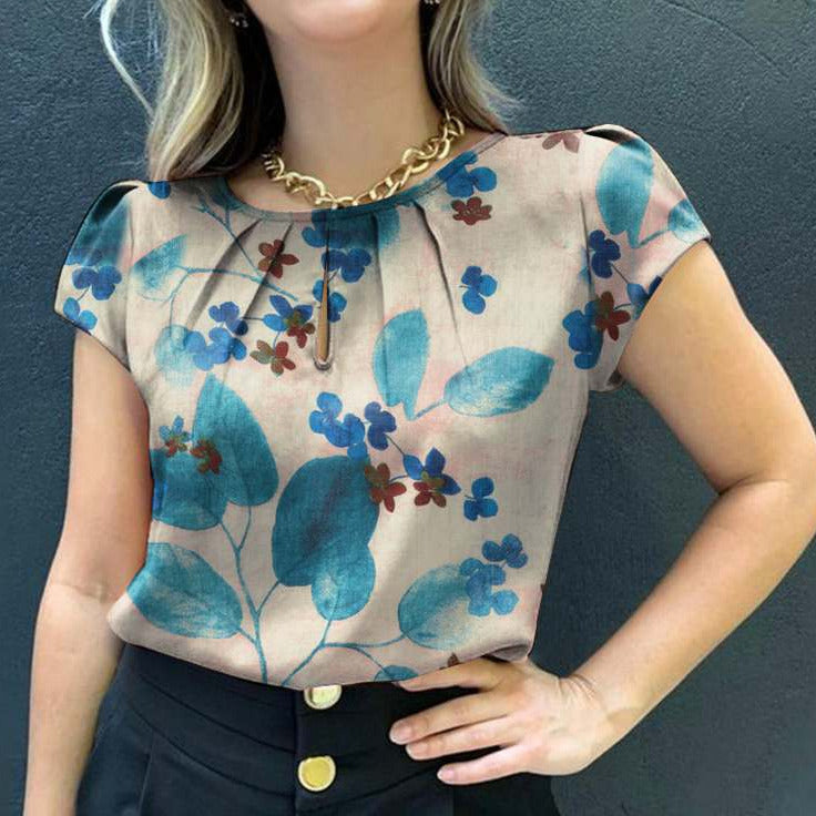 Blusa Amalfi – Estampa Floral & Estilo Boho Chic