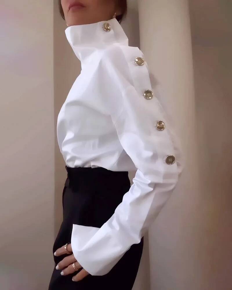 Blusa Sienna – Listras & Sofisticação Urbana