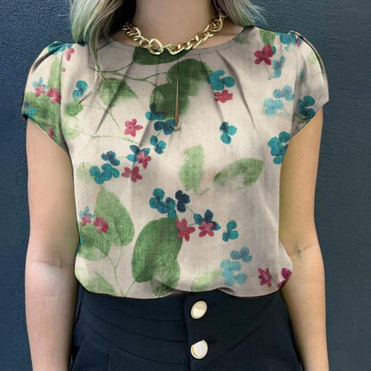 Blusa Amalfi – Estampa Floral & Estilo Boho Chic