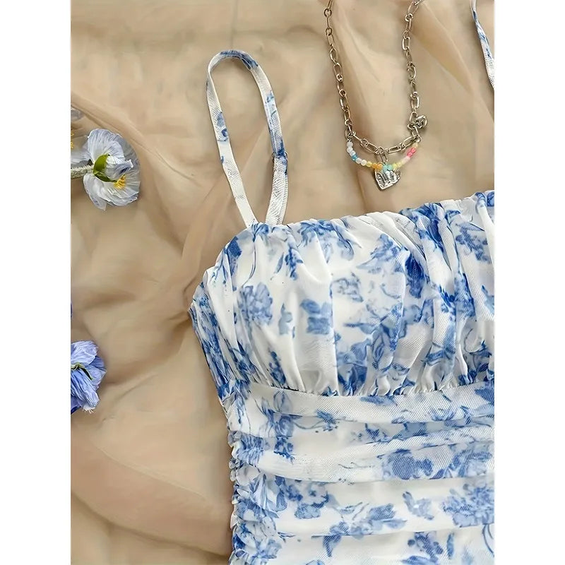 Vestido A-Line Feminino Casual de Verão