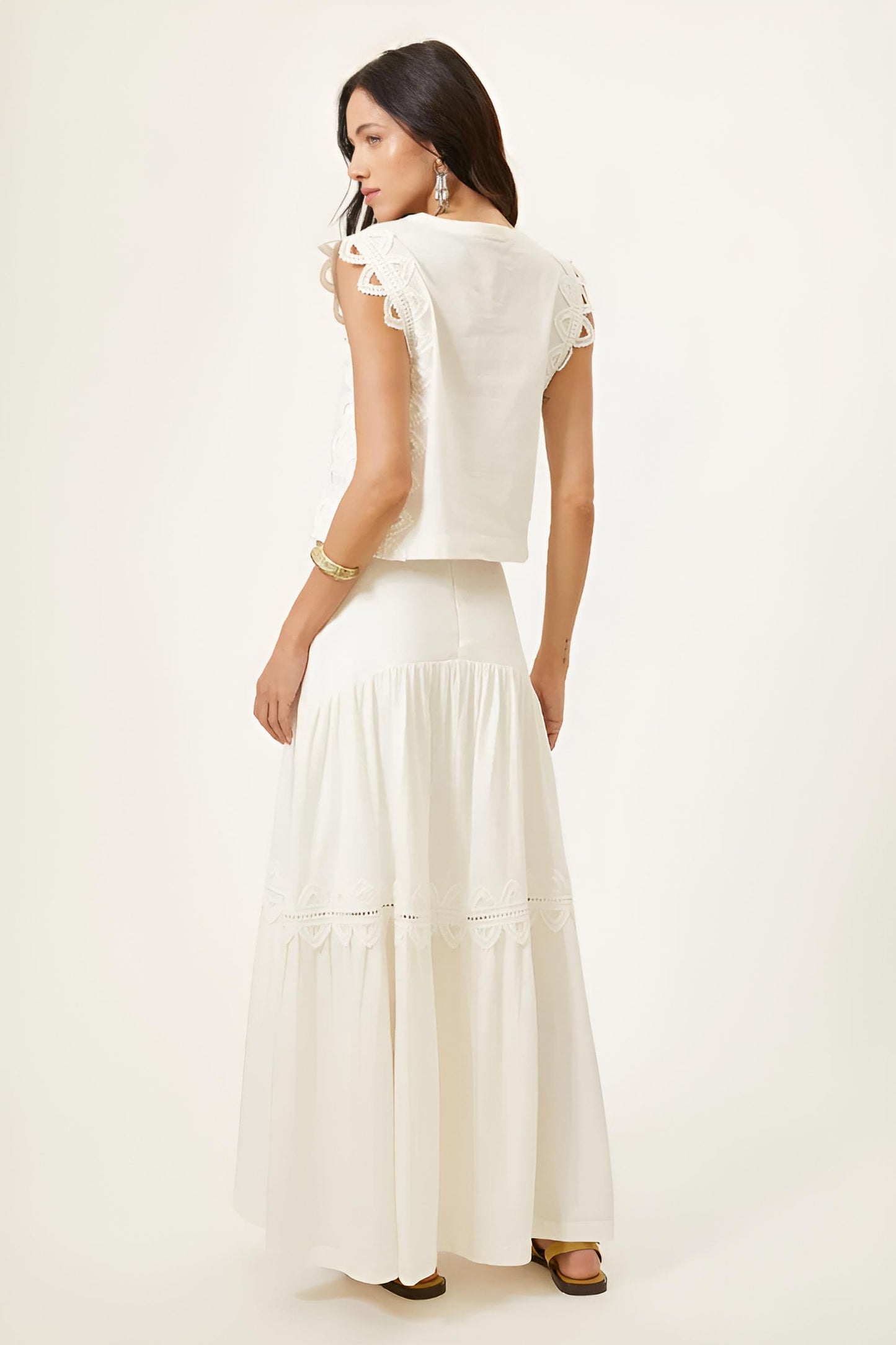 Saia Longuete com Guipir