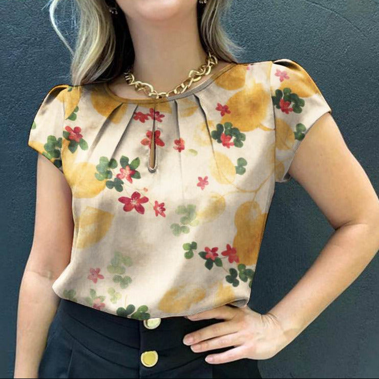 Blusa Amalfi – Estampa Floral & Estilo Boho Chic