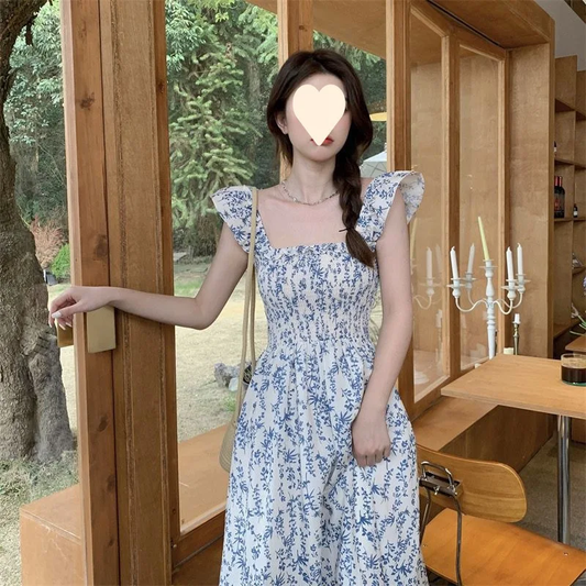 Vestido Amélie – Romance Floral & Elegância Natural