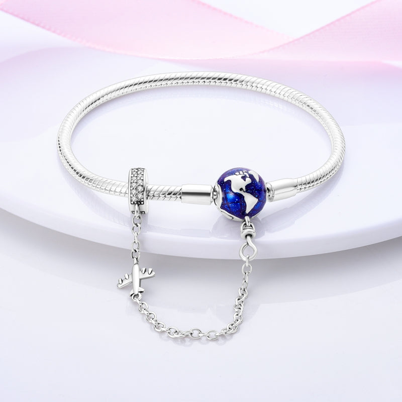 Pulseira Globe Prata 925