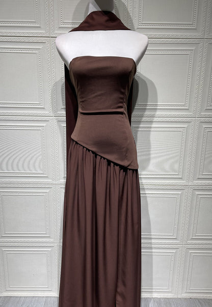 Vestido Celeste – Elegância Contemporânea & Caimento Perfeito