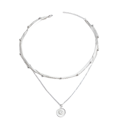 Colar Solar Três Camadas