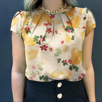 Blusa Amalfi – Estampa Floral & Estilo Boho Chic