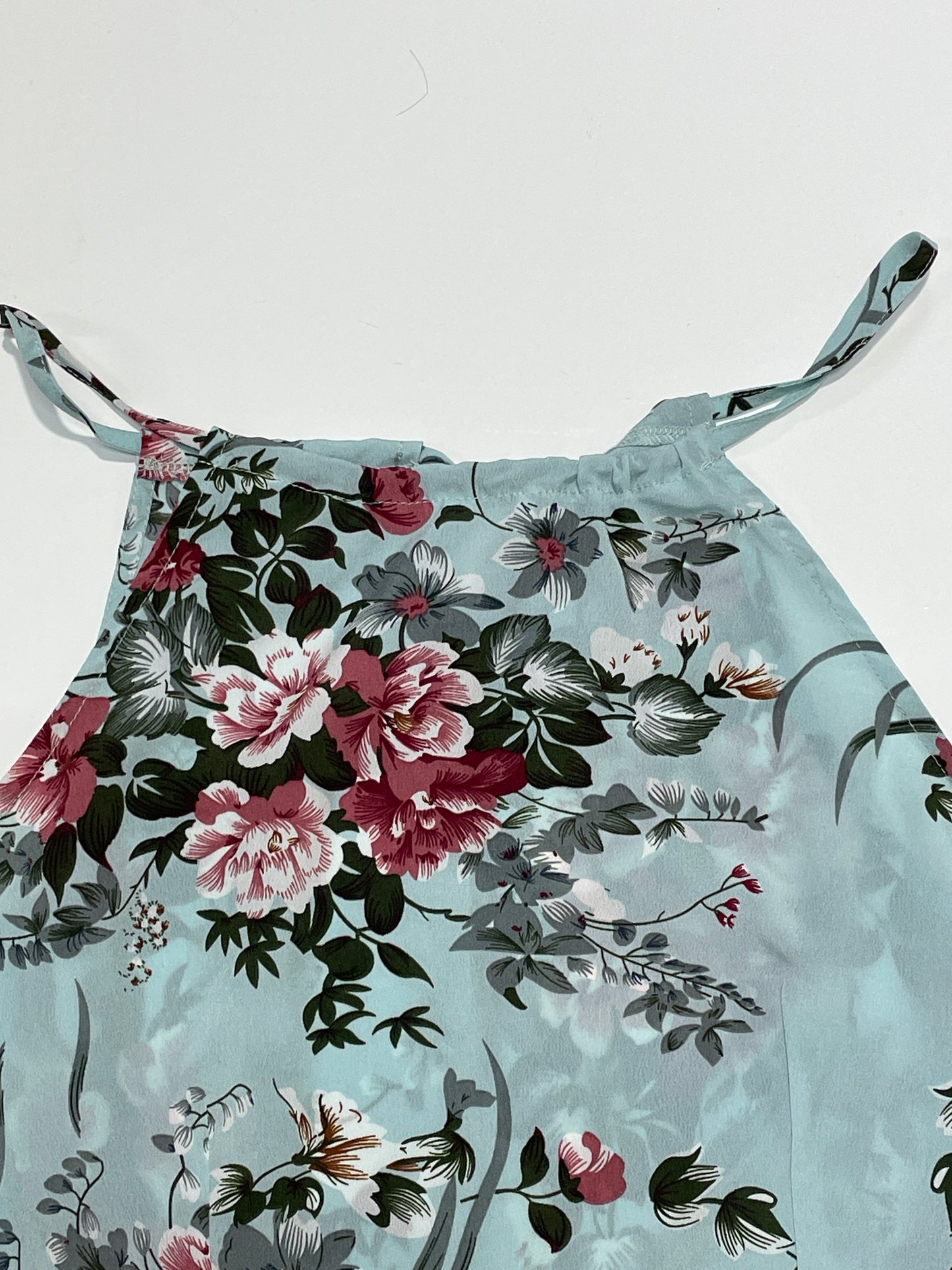 Vestido de Verão Floral Slim Fit