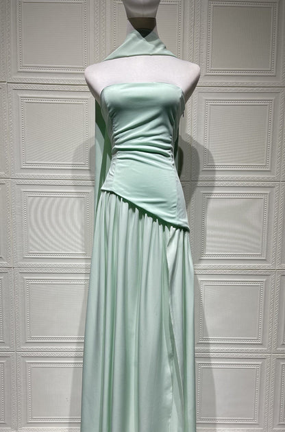 Vestido Celeste – Elegância Contemporânea & Caimento Perfeito