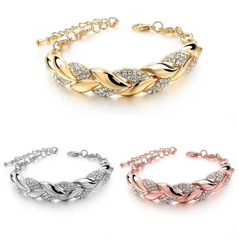 Pulseira Moissanite Dourada