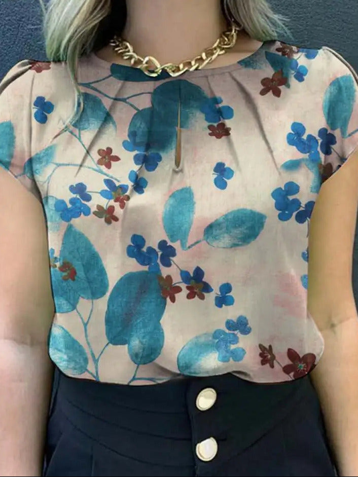 Blusa Amalfi – Estampa Floral & Estilo Boho Chic