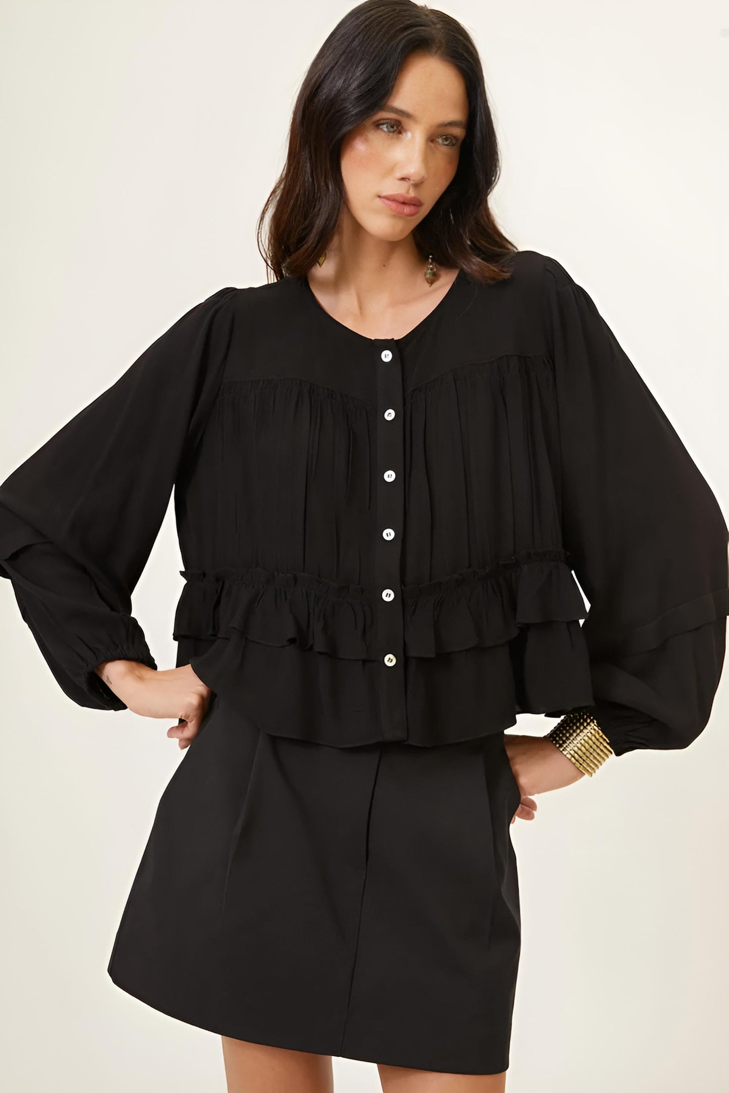 Blusa de Manga Longa RYVEI