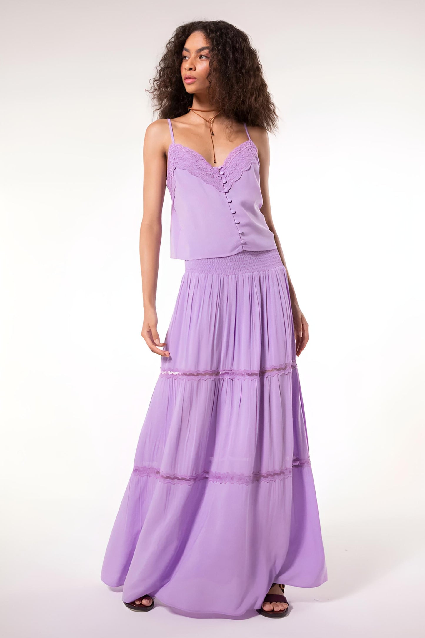 Blusa Regata com Renda RYVEI