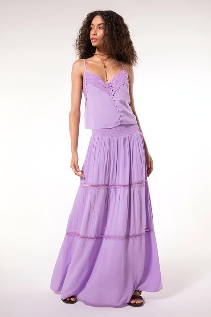 Blusa Regata com Renda RYVEI