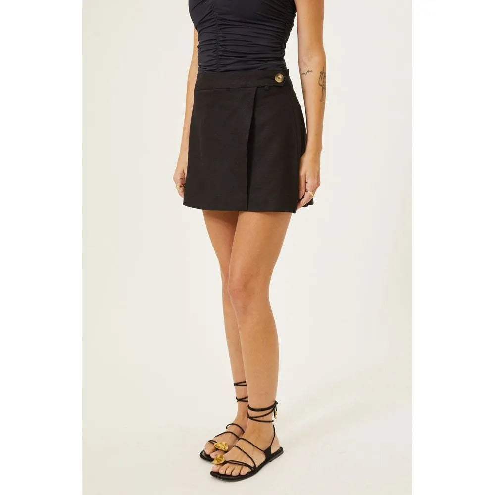 Shorts Saia Perla Preta